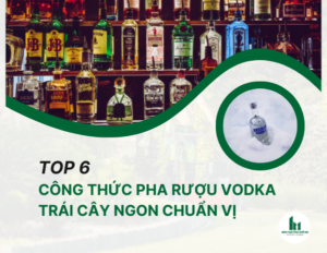 Top 6 công thức pha chế rượi vodka trái cây uống là mê