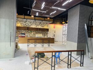 Thi công setup mở mới quán do đào tạo pha chế HM đảm nhiệm