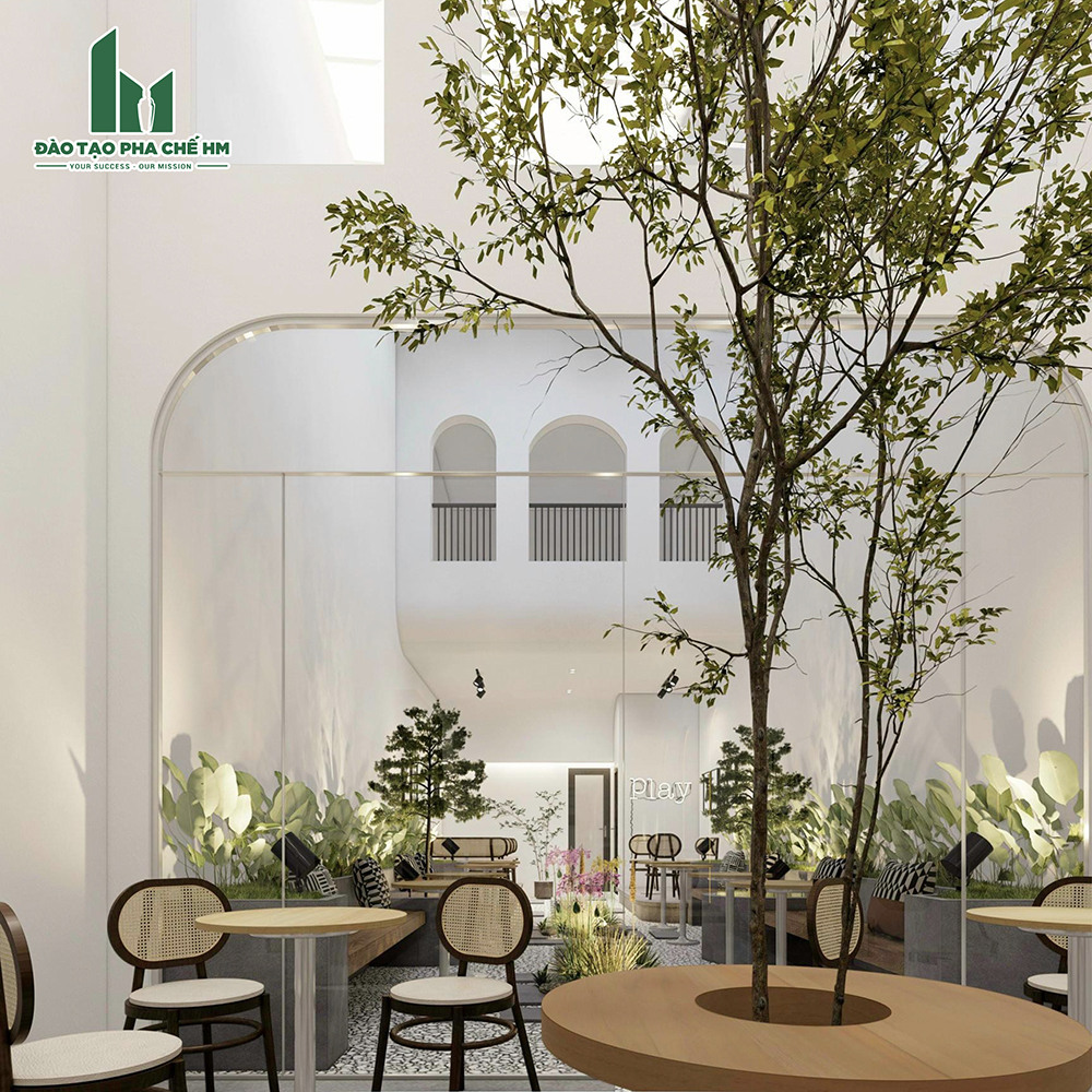 Setup quán cafe hiện đại