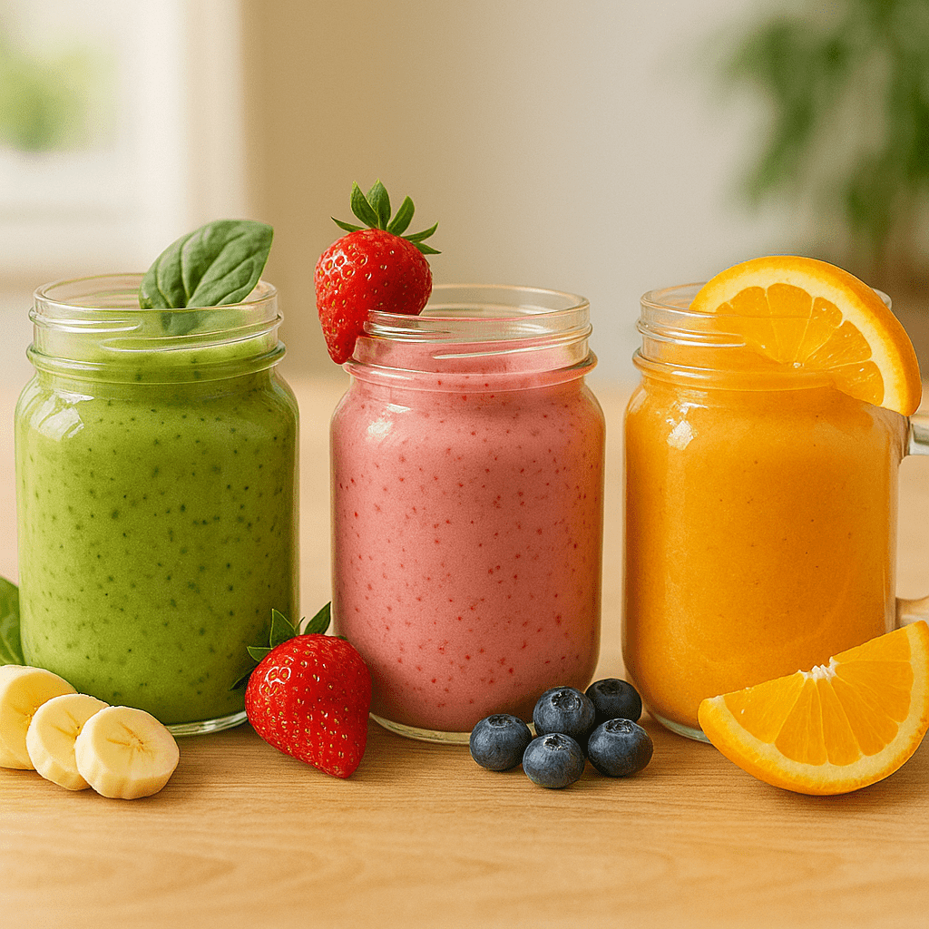 Smoothie Tự Nhiên - Lành Mạnh Và Dinh Dưỡng Smoothie Tự Nhiên - Lành Mạnh Và Dinh Dưỡng
