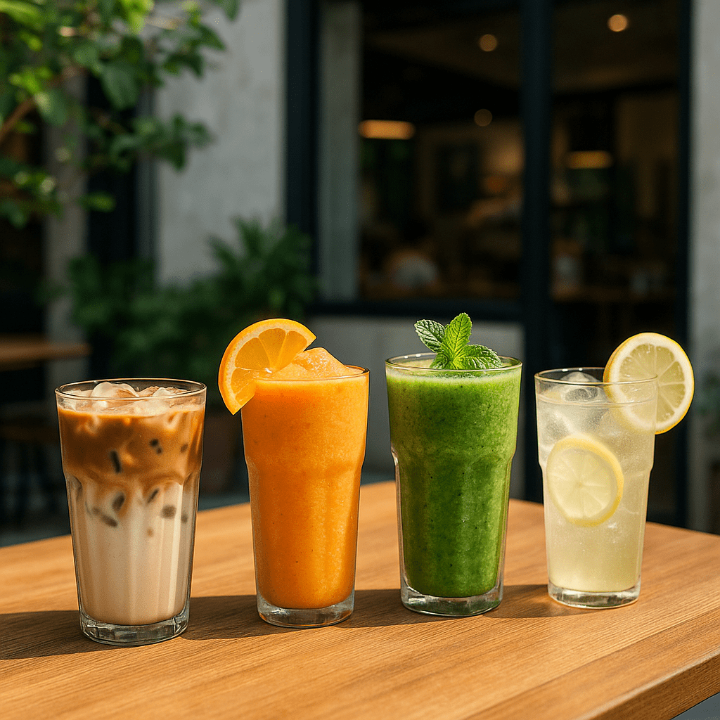 Menu quán cafe cho mùa hè 2025 Menu quán cafe cho mùa hè 2025