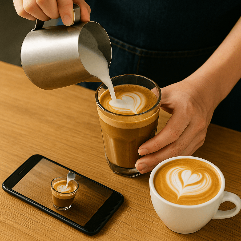 Mẹo nâng cao kỹ năng Latte Art nhanh chóng Mẹo nâng cao kỹ năng Latte Art nhanh chóng