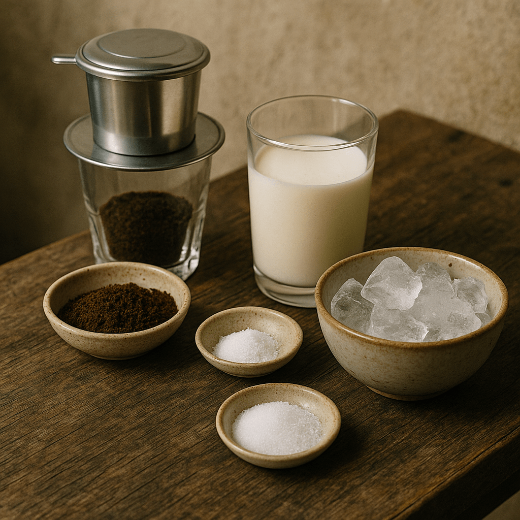 Chuẩn bị nguyên liệu làm cafe muối đúng chuẩn Chuẩn bị nguyên liệu làm cafe muối đúng chuẩn