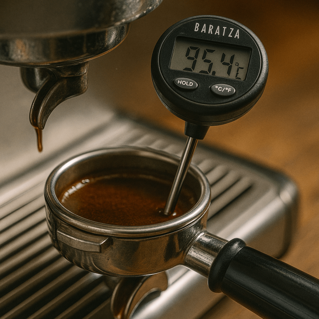 Nhiệt độ nước khi chiết xuất espresso Nhiệt độ nước khi chiết xuất espresso