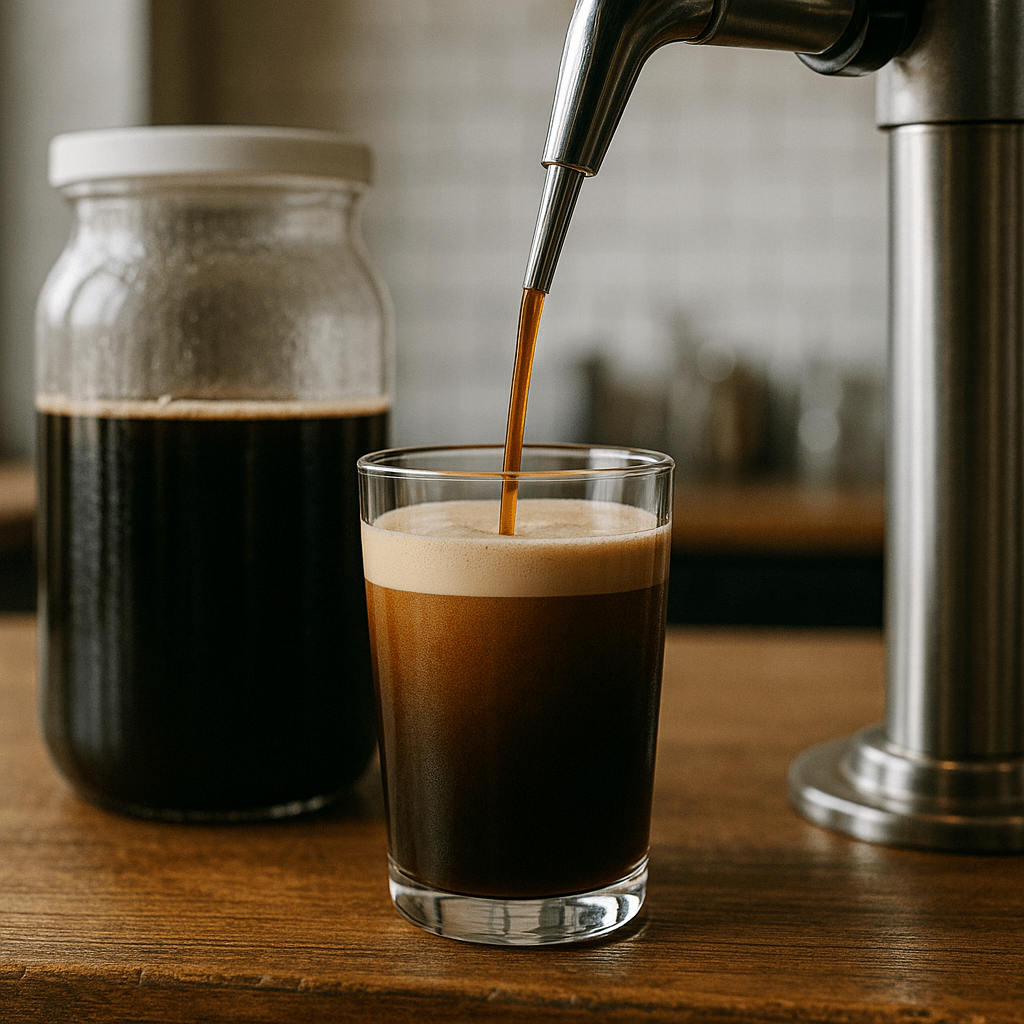Quy trình pha Cafe Nitro tiêu chuẩn Quy trình pha Cafe Nitro tiêu chuẩn
