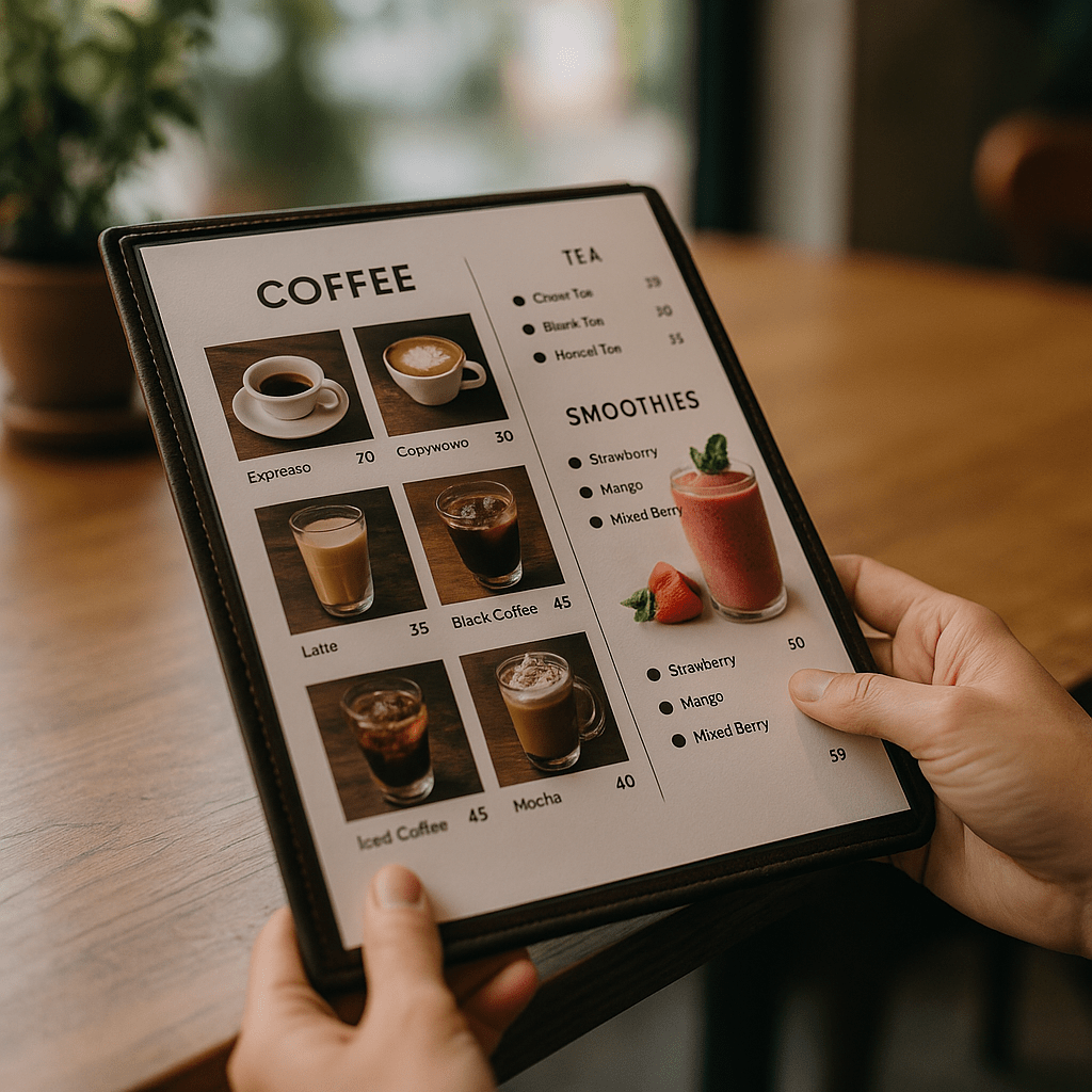 Tầm quan trọng của một menu đồ uống hấp dẫn Tầm quan trọng của một menu đồ uống hấp dẫn