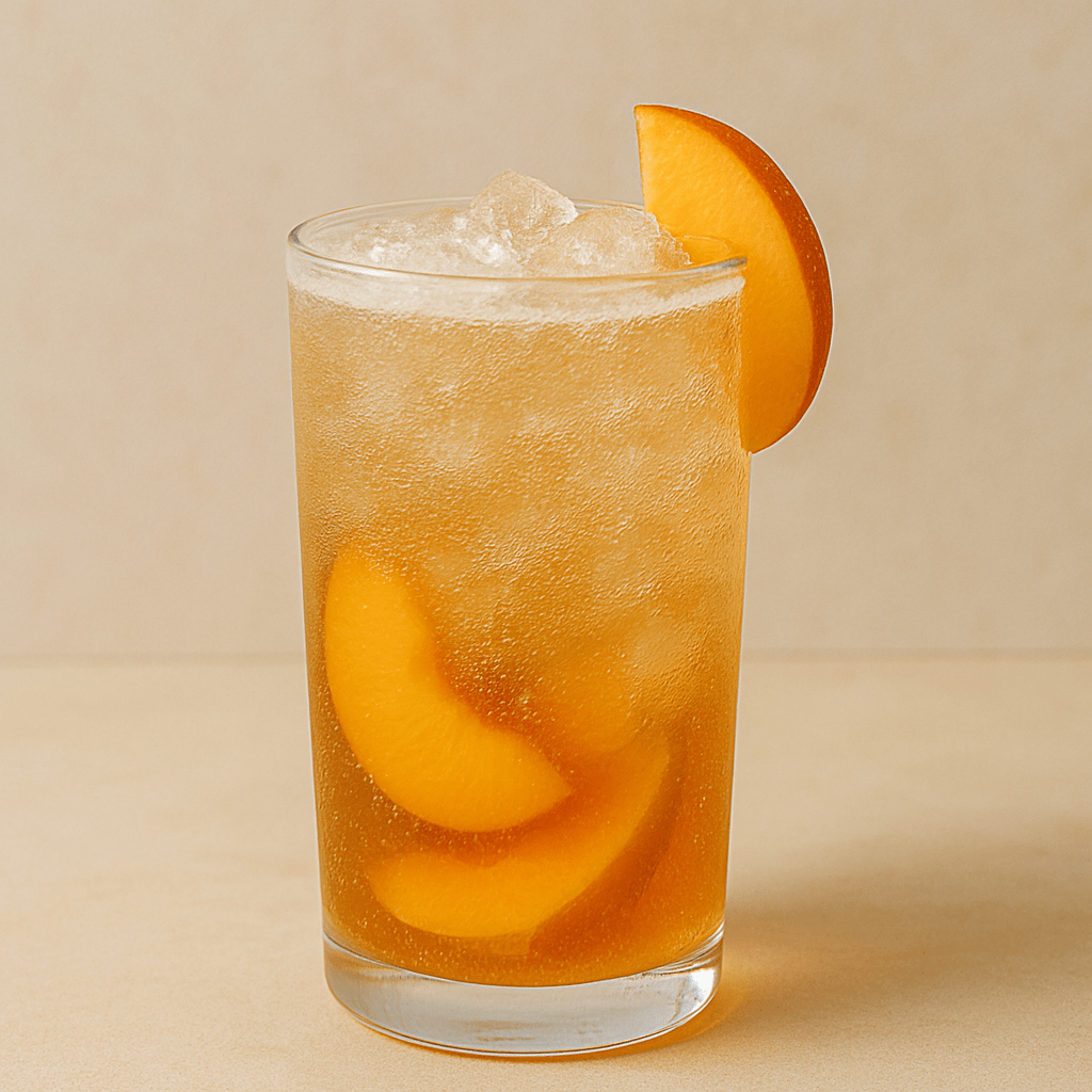 Trà đào soda – Sủi bọt mát lạnh Trà đào soda – Sủi bọt mát lạnh