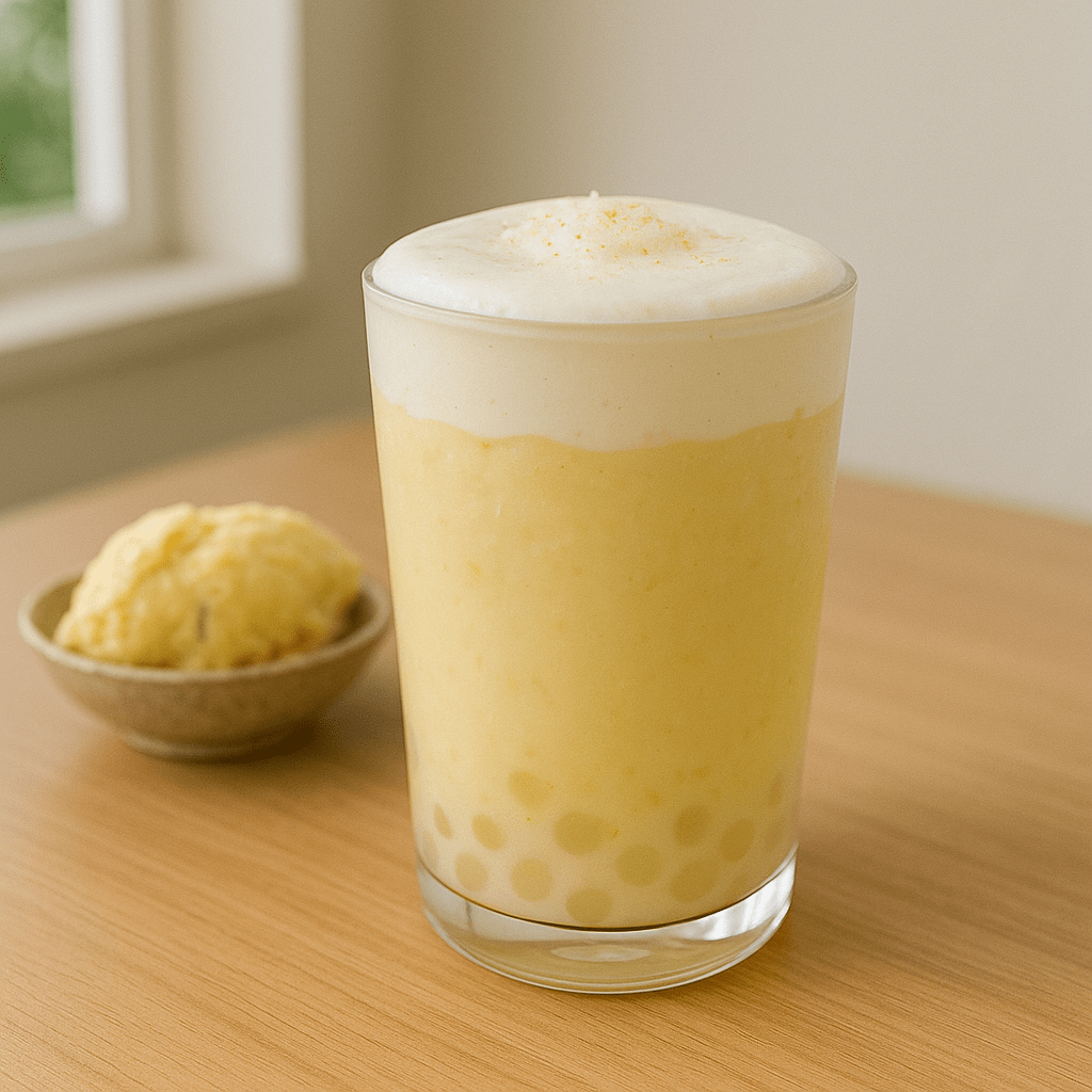 Trà sữa sầu riêng kem cheese – “Bùng nổ” hương vị Trà sữa sầu riêng kem cheese – “Bùng nổ” hương vị