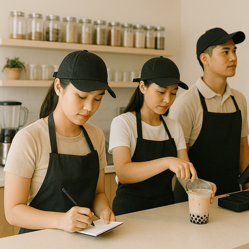 Vận hành quán và tuyển nhân sự ban đầu Vận hành quán và tuyển nhân sự ban đầu