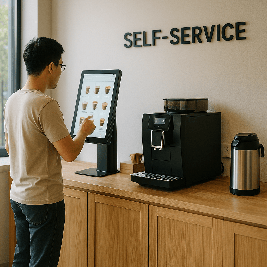 Xu hướng mở quán cafe không nhân viên Xu hướng mở quán cafe không nhân viên