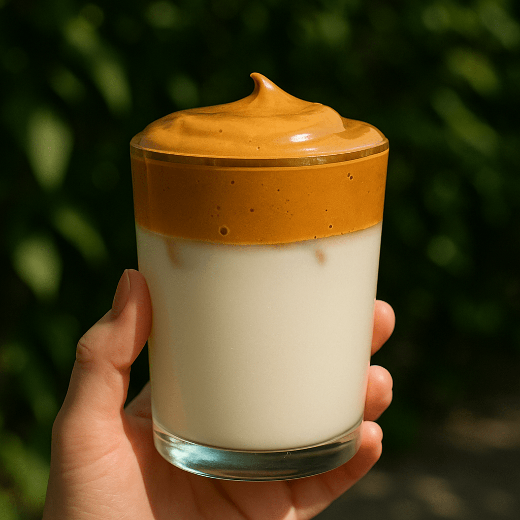 Dalgona cà phê phiên bản lạnh (Cold Dalgona) Dalgona cà phê phiên bản lạnh (Cold Dalgona)