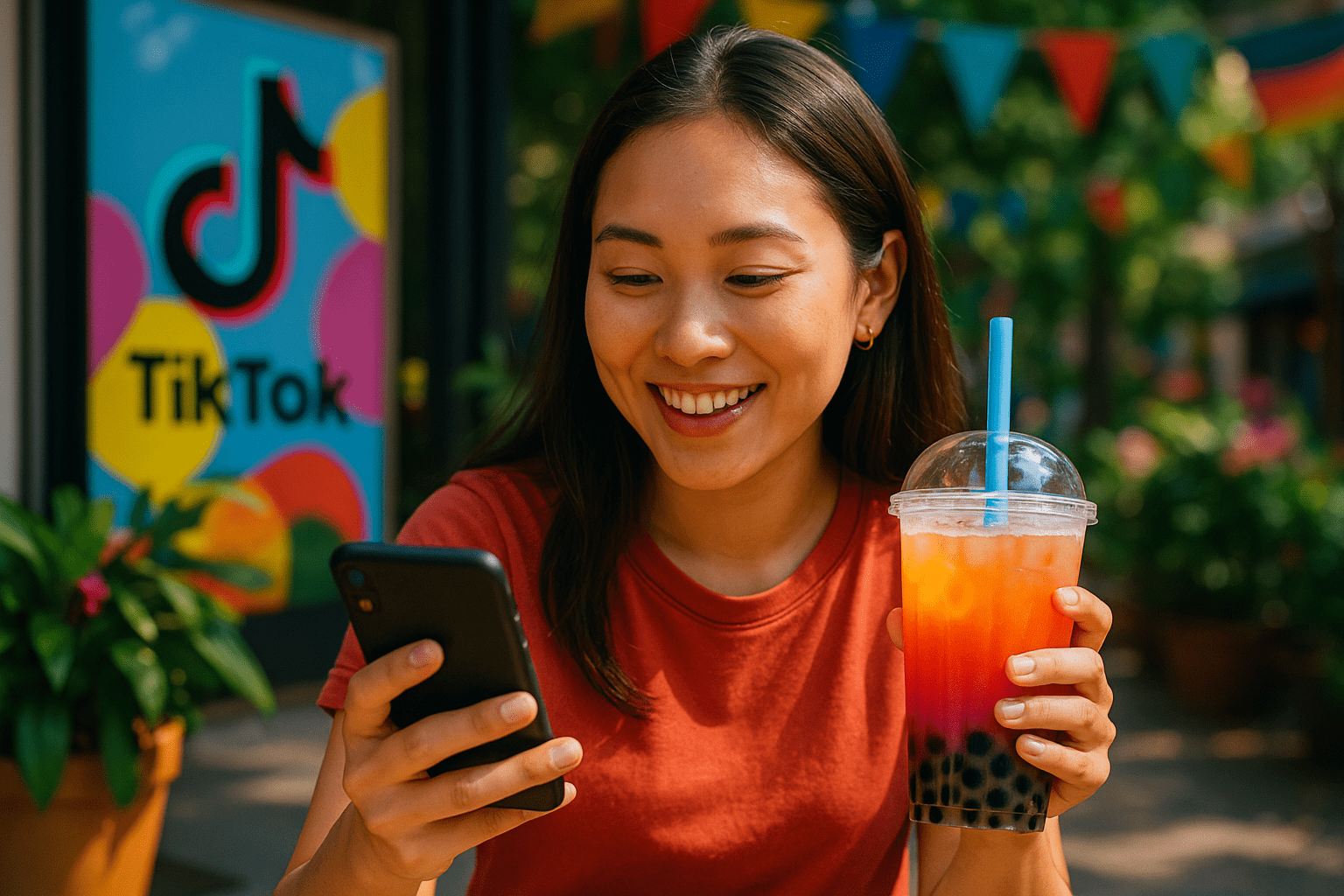 Bán trà sữa online