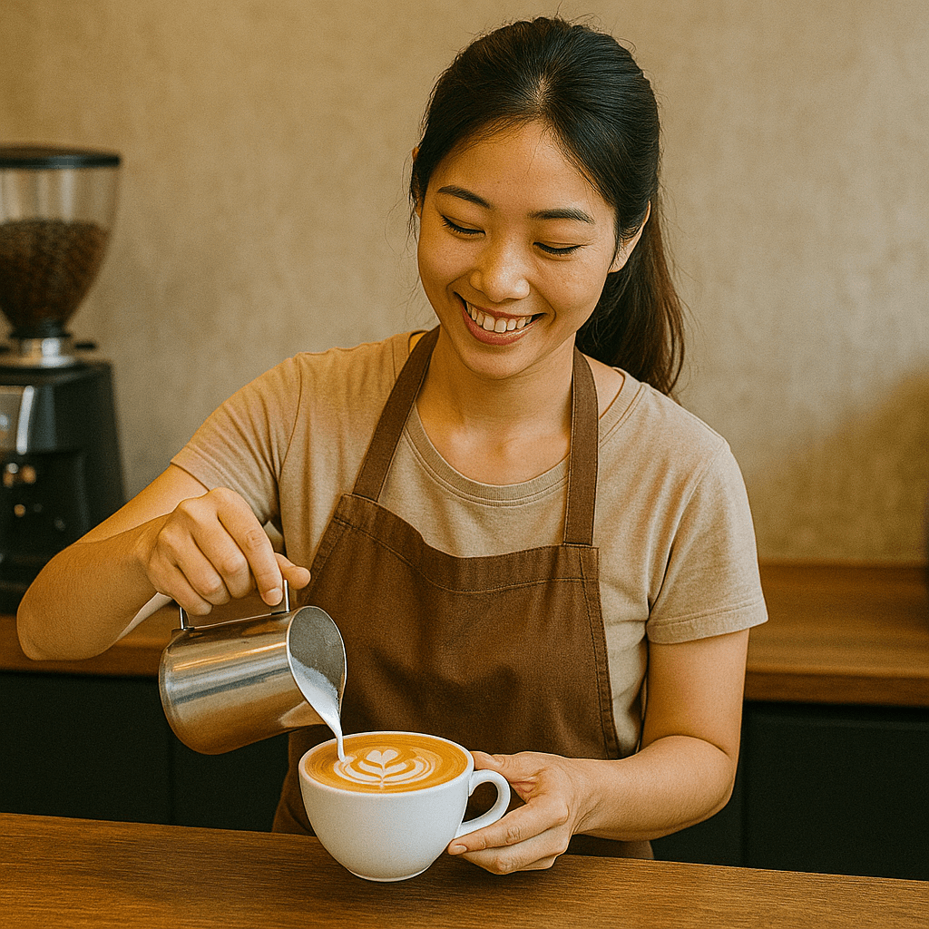 Sáng tạo và khả năng nghệ thuật trong nghề barista Sáng tạo và khả năng nghệ thuật trong nghề barista