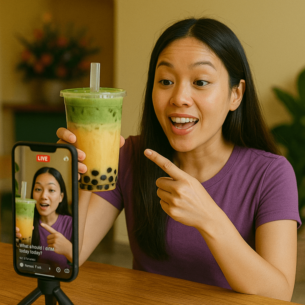Tận dụng livestream và TikTok trend