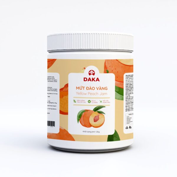 MỨT ĐÀO VÀNG DAKA - HƯƠNG VỊ TỰ NHIÊN, NHIỀU THỊT QUẢ