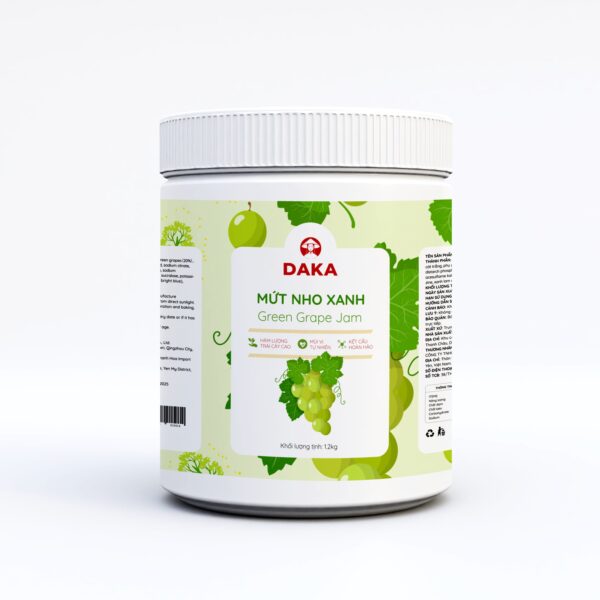 MỨT NHO XANH DAKA - HƯƠNG VỊ TỰ NHIÊN, NHIỀU THỊT QUẢ