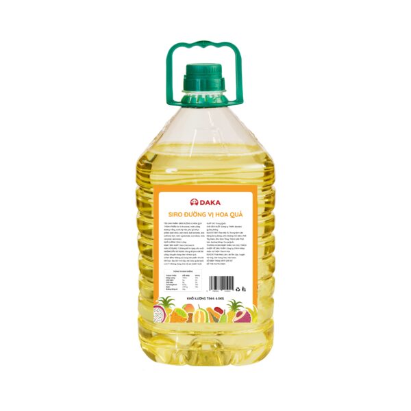 ĐƯỜNG LỎNG HOA QUẢ DAKA 6,5 KG – "VŨ KHÍ BÍ MẬT" CỦA MỌI QUÁN ĐỒ UỐNG