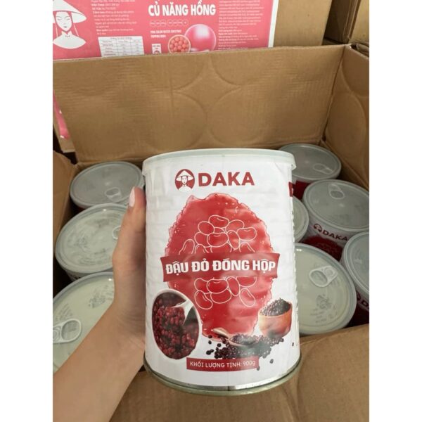 ĐẬU ĐỎ ĐÓNG HỘP DAKA - TOPPING ĐẬU ĐỎ